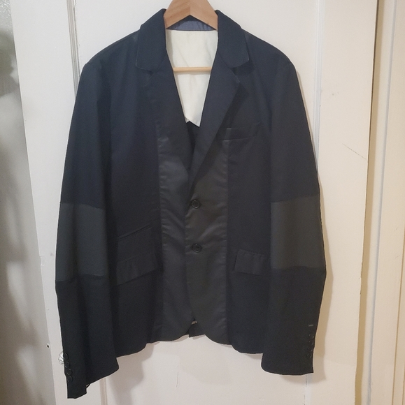 Bray Steve Alan Blazer, Contrast Waxed Cotton - Picture 5 of 5